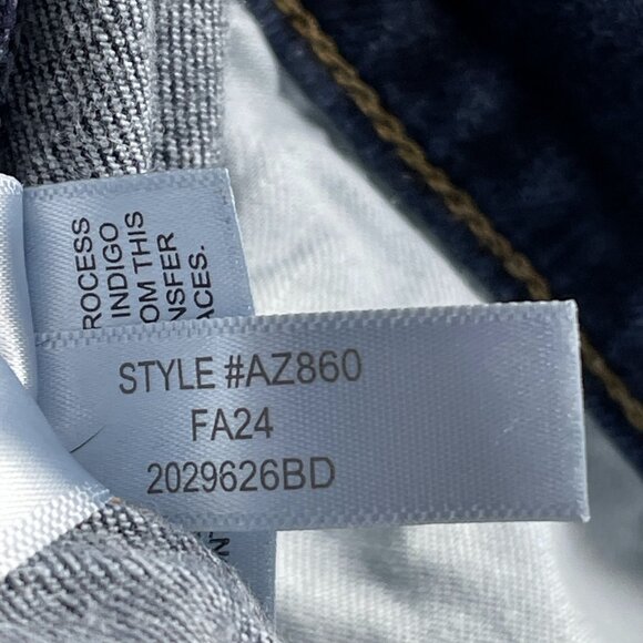 J Crew Jeans Mens Sz 32 Blue Flex Stretch Mid Rise Skinny Leg Dark Wash 31x29 - Picture 13 of 13